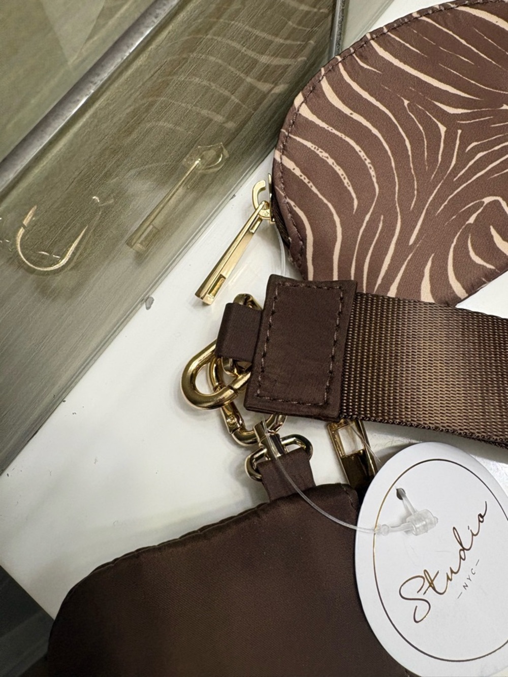 Brown Studio Coin Bag - Picture 6 of 6